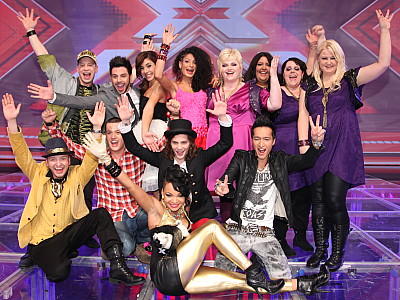 X Factor 1. Liveshow - LaFamille raus X Factor 1. Liveshow - LaFamille raus
