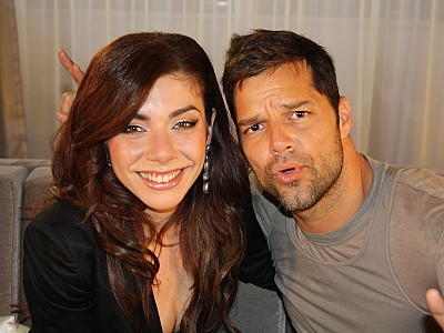 VOX X factor Edita Abdieski Ricky Martin VOX X factor Edita Abdieski Ricky Martin