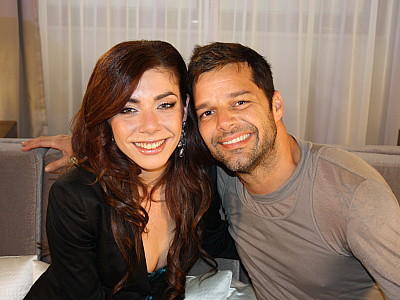 VOX X factor Edita Abdieski Ricky Martin VOX X factor Edita Abdieski Ricky Martin