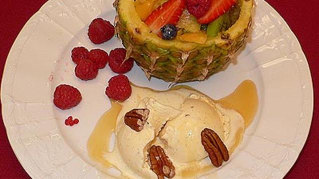 Rezept: Hawaiian fruit cocktail a la mode Rezept: Hawaiian fruit cocktail a la mode