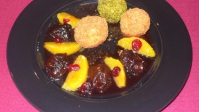 Rezept: Topfennockerln mit Kompott Rezept: Topfennockerln mit Kompott