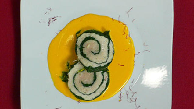 Rezept: Hechtrolle auf Safran Rezept: Hechtrolle auf Safran