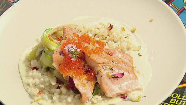 Rezept: Die Königin der Taunusbäche trifft die Königin des Rieds (Sybille Schönberger) Rezept: Die Königin der Taunusbäche trifft die Königin des Rieds (Sybille Schönberger)
