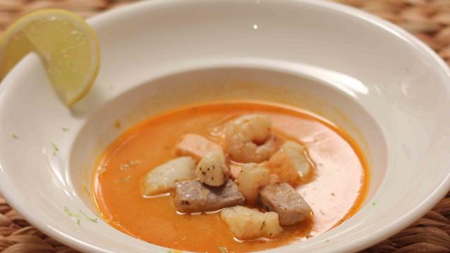 Rezept: Fischsuppe á la Domou Ndar Rezept: Fischsuppe á la Domou Ndar