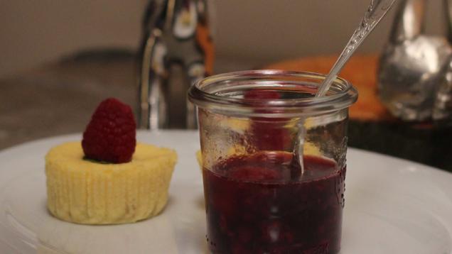 Rezept: Cheesecake mit roter Grütze Rezept: Cheesecake mit roter Grütze