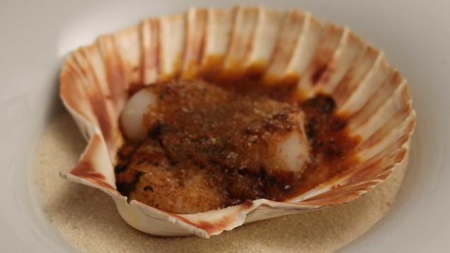 Rezept: Jakobsmuscheln auf galizische Art Rezept: Jakobsmuscheln auf galizische Art
