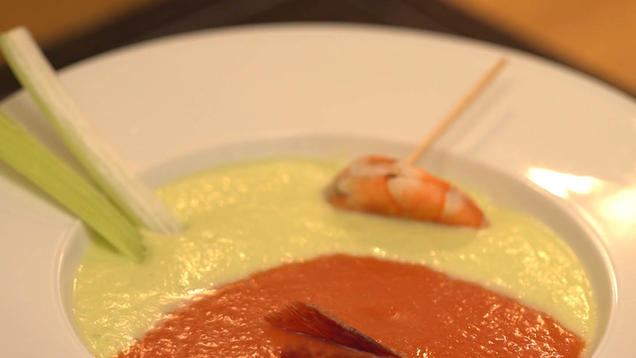 Rezept: Spanischer Traum in rot und grün Rezept: Spanischer Traum in rot und grün