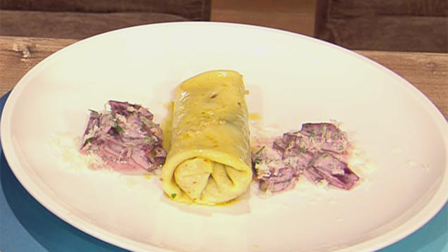 Rezept: Bliny mit Lammhack (Blick in Alis Topf) Rezept: Bliny mit Lammhack (Blick in Alis Topf)