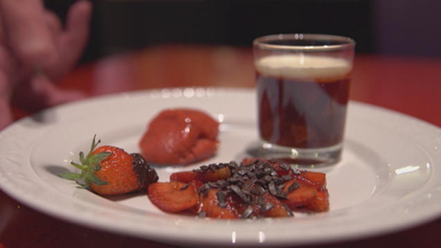 Rezept: Dreierlei von der Erdbeere Rezept: Dreierlei von der Erdbeere