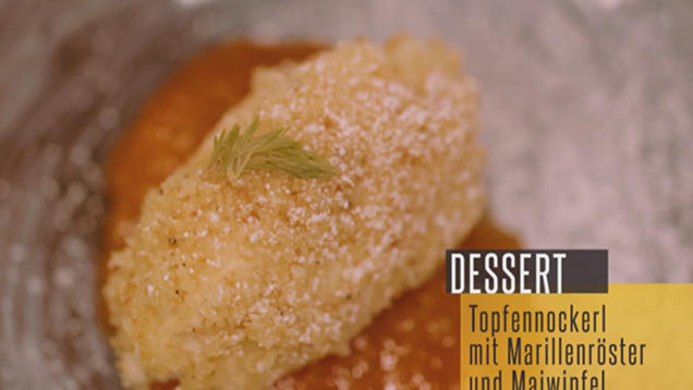 Rezept: Topfennockerl mit Marillenröster (Paul Ivic) Rezept: Topfennockerl mit Marillenröster (Paul Ivic)