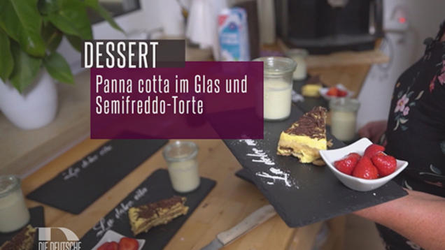 Rezept: Panna cotta im Glas und Semifreddo-Torte Rezept: Panna cotta im Glas und Semifreddo-Torte