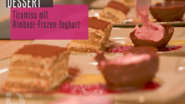 Rezept: Tiramisu mit HimbeerFrozenYoghurt Rezept: Tiramisu mit HimbeerFrozenYoghurt