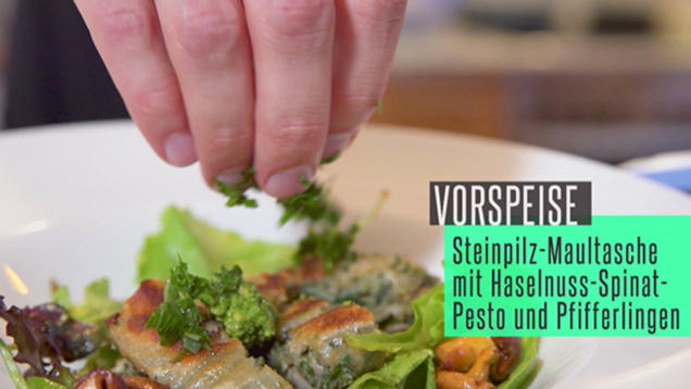 Rezept: Pilz-Mauldäschle Rezept: Pilz-Mauldäschle