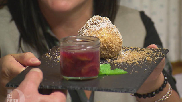 Rezept: Zwetschgenknödel an Röster Rezept: Zwetschgenknödel an Röster