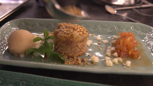 Rezept: Trio von der fränkischen Birne Rezept: Trio von der fränkischen Birne