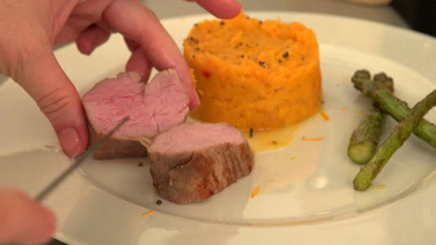 Rezept: Kalbsfilet – Batate/Ingwer Rezept: Kalbsfilet – Batate/Ingwer