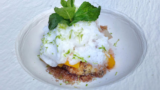Rezept: Armer Ritter mit Kokosnuss und Litschi (Laura Karasek) Rezept: Armer Ritter mit Kokosnuss und Litschi (Laura Karasek)