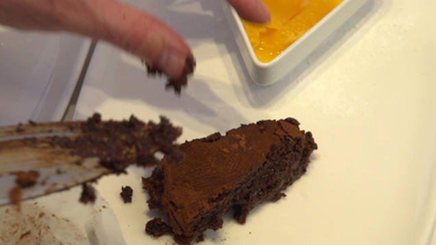 Rezept: Fondant au chocolat mit Ingwerorangen Rezept: Fondant au chocolat mit Ingwerorangen