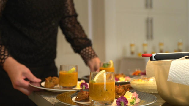 Rezept: Spinatpakora mit verschiedenen Soßen Rezept: Spinatpakora mit verschiedenen Soßen
