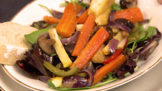 Rezept: Röstgemüsesalat Rezept: Röstgemüsesalat