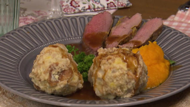 Rezept: Weidelamm mit Semmelknepp Rezept: Weidelamm mit Semmelknepp
