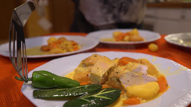 Rezept: Hähnchen auf mallorquinische Art Rezept: Hähnchen auf mallorquinische Art