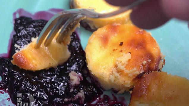 Rezept: Käsekuchen mit Orangenzesten an Myrtenspiegel Rezept: Käsekuchen mit Orangenzesten an Myrtenspiegel