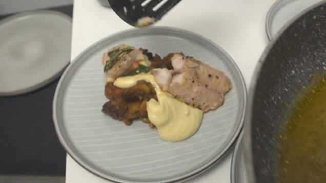 Rezept: Bohnenragout mit Pulpo Rezept: Bohnenragout mit Pulpo