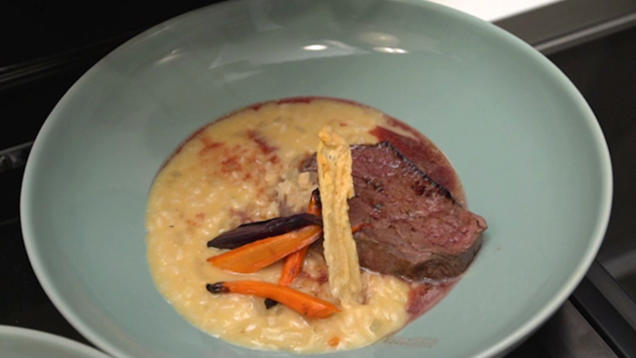 Rezept: Rinderfilet sous-vide mit Risotto cremoso Rezept: Rinderfilet sous-vide mit Risotto cremoso