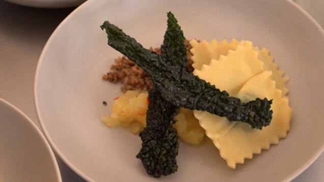 Rezept: "Mampf" – Grünkohl, Pinkel, Apfel Rezept: "Mampf" – Grünkohl, Pinkel, Apfel
