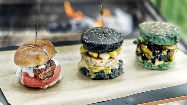 Rezept: 3erlei Burger: Vegan, Garnele, Kebab (NoAngels) Rezept: 3erlei Burger: Vegan, Garnele, Kebab (NoAngels)