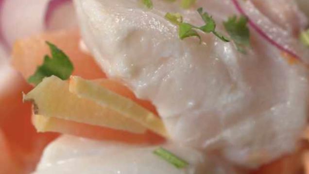 Rezept: Kabeljaufilet mit Kokosmilch und Ingwer Rezept: Kabeljaufilet mit Kokosmilch und Ingwer