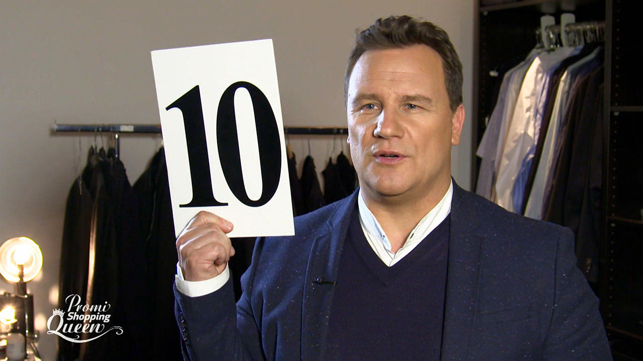 Promi Shopping Queen: Barbara Becker zeigt den raffiniertesten Ausschnitt Guido Maria Kretschmer gibt Kandidatin Barbara Becker zehn Punkte