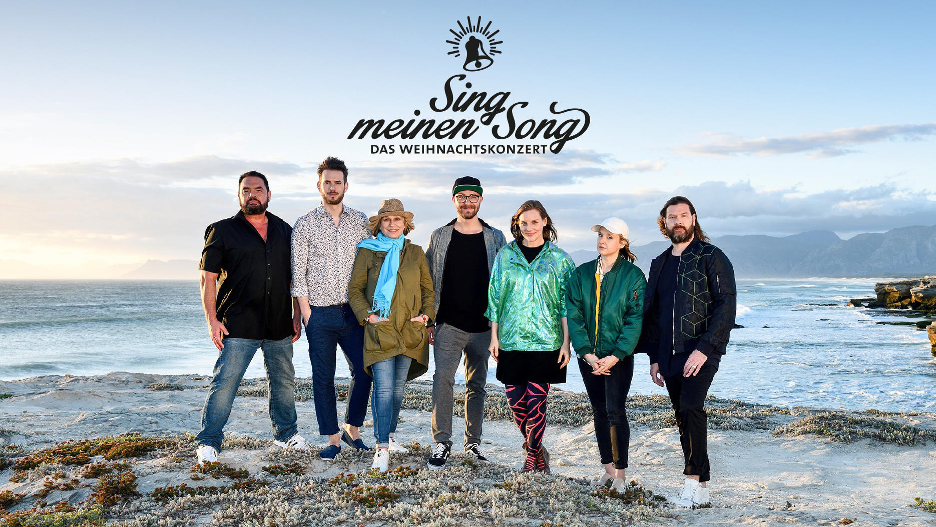 Sing meinen Song 2018: Mark Forster lädt zum Weihnachtskonzert ein V.l.: Marian Gold, Johannes Strate, Mary Roos, Mark Forster, Judith Holofernes, Leslie Clio, Rea Garvey