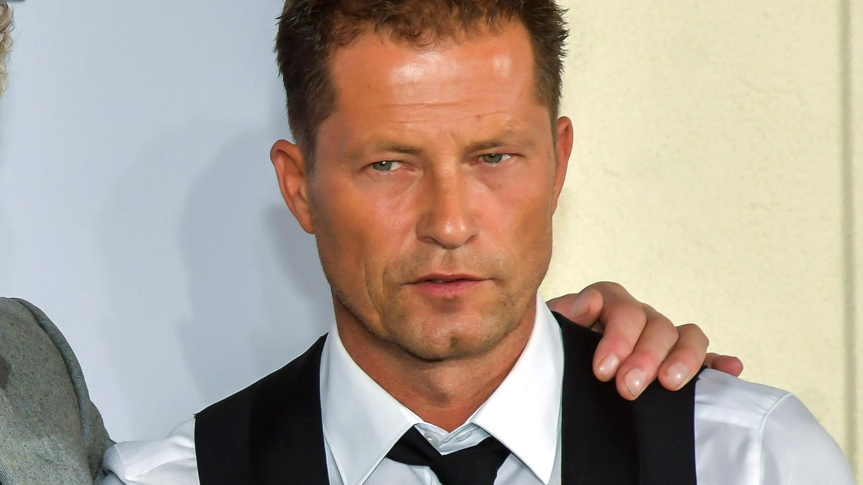 Til Schweigers Film "Honig im Kopf" kommt in den USA nicht so gut an Schauspieler Matt Dillon, Nick Nolte und der Regisseur Til Schweiger in Berlin.