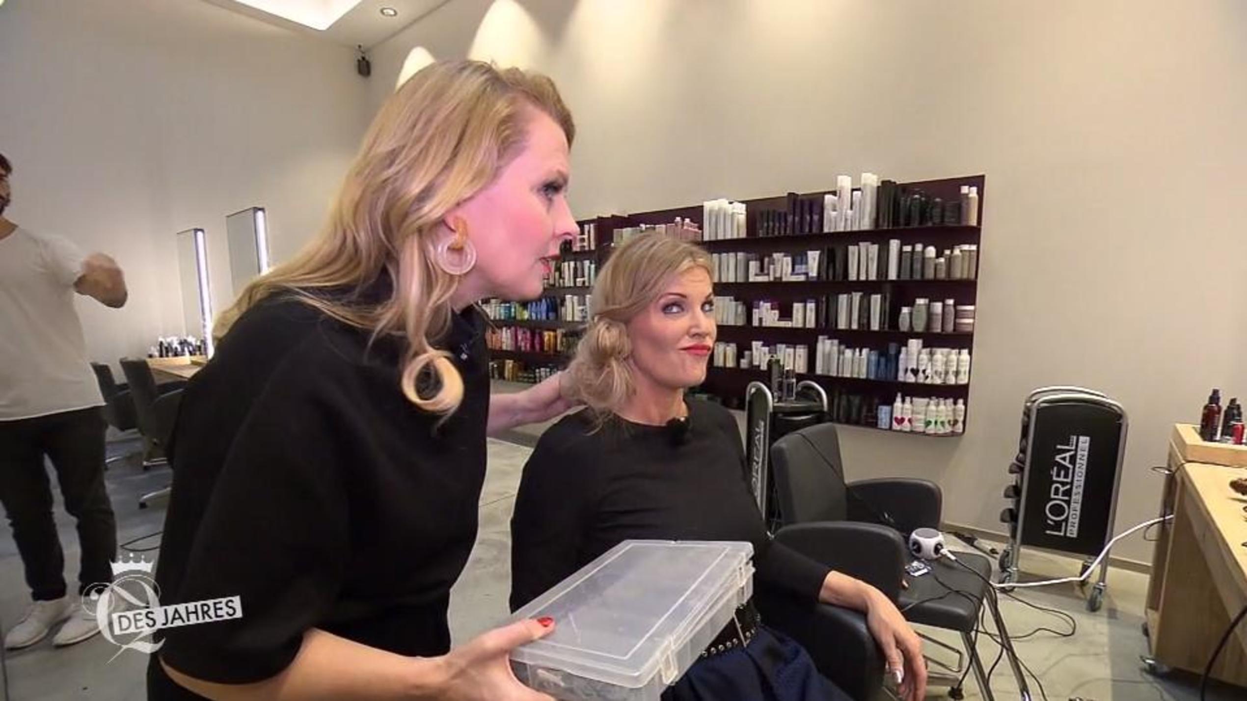 Guidos Shopping Queen des Jahres 2018: Sonjas Friseurbesuch endet in einer Katastrophe Guidos Shopping Queen des Jahres 2018: Kandidatin Sonja und Shoppingbegleitung Patricia Kelly