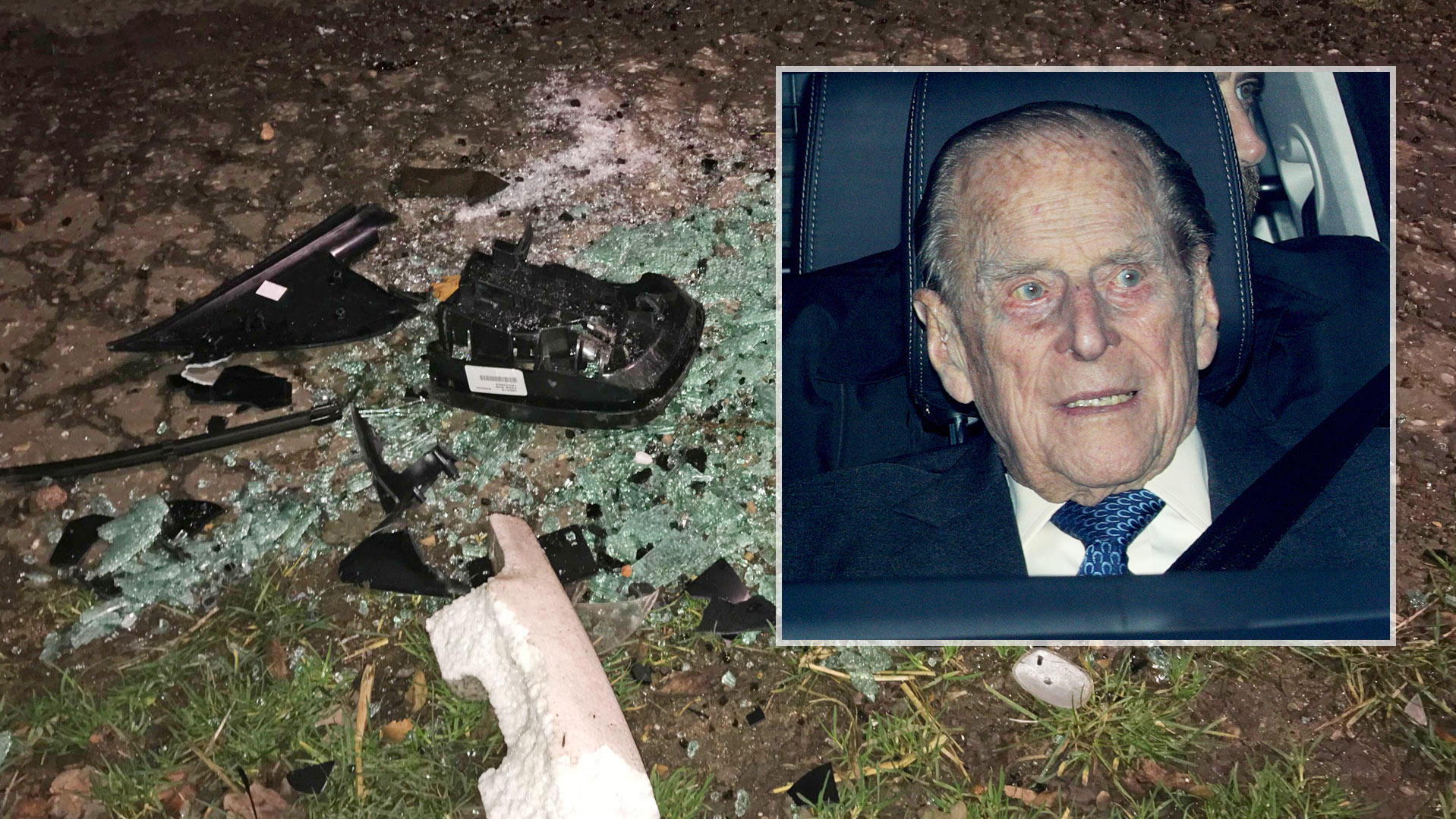 Prinz Philip: Durch den Unfall hätte er fast ein Baby getötet Prinz Philip hat einen Autounfall verursacht.