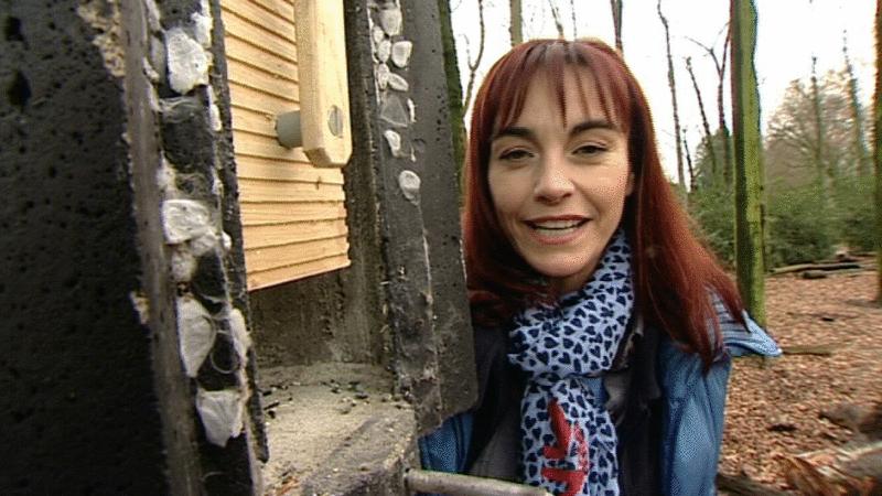Fledermäuse hundkatzemaus-Reporterin Diana Eichhorn bei der Auswilderung einer Fledermaus. Foto: VOX/VP