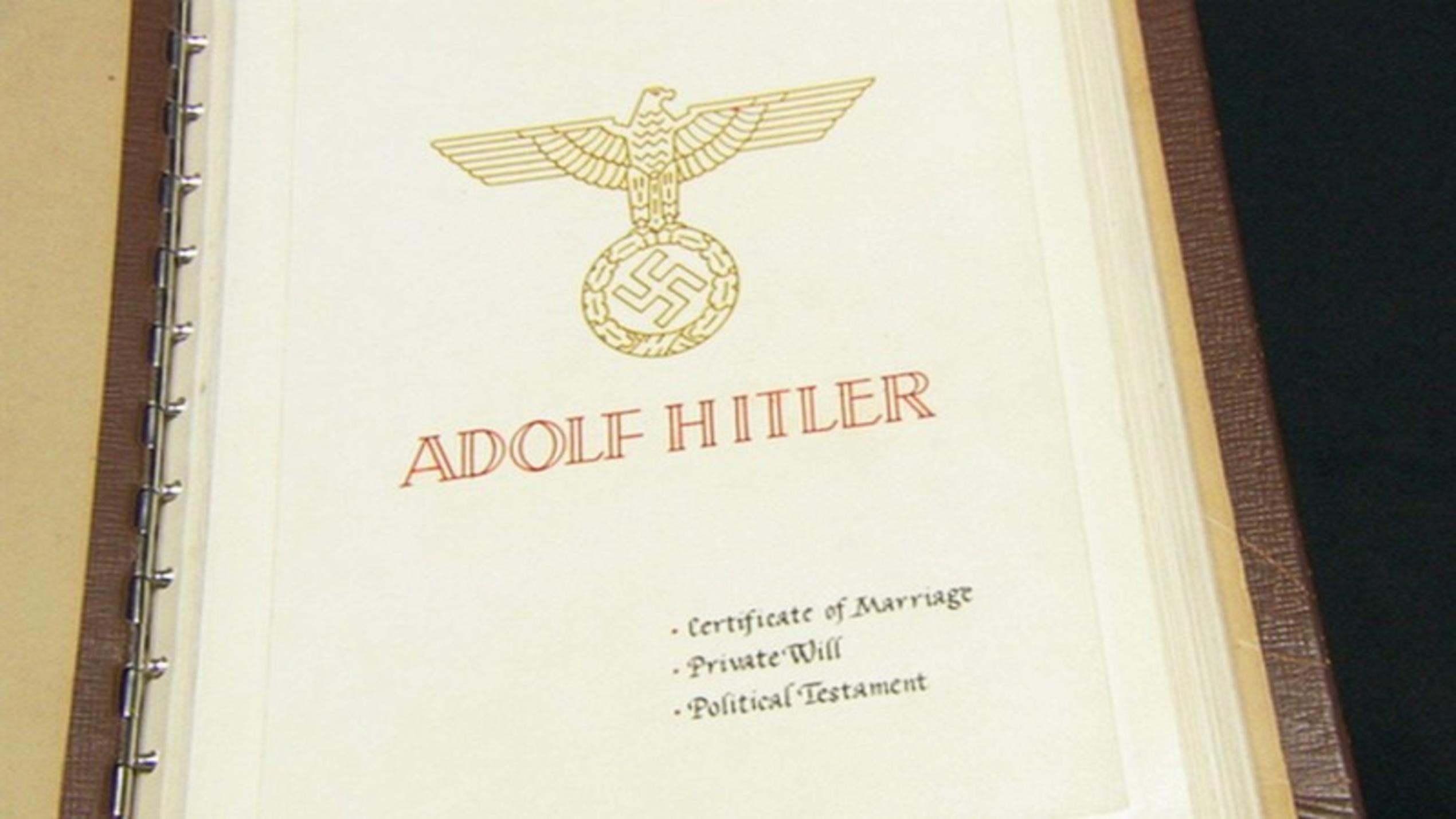Geschichte erlebbar machen Hitlers Testament