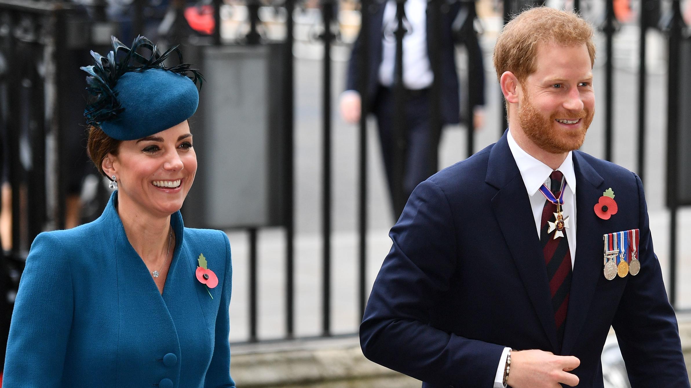 Herzogin Kate und Prinz Harry als royales Duo in London unterwegs Herzogin Kate und Prinz Harry am 25. April 2019 zusammen in Westminster Abbey.