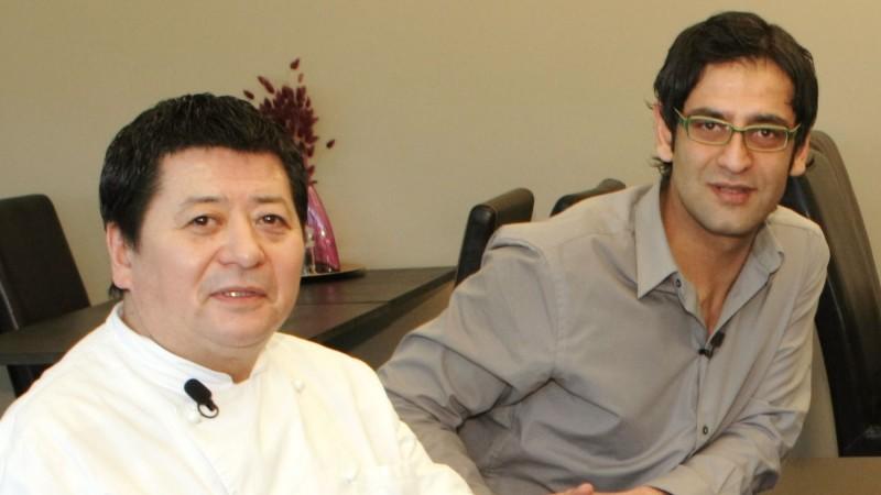 Das Restaurant Chefkoch Sing Yang (l.), Inhaber und Restaurantleiter Filo Adsiz (r.)