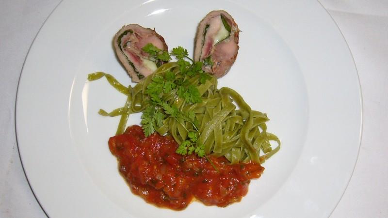 Involtini vom Kalb Unter Volldampf! am 26.04.2011, Hauptspeise: Involtini vom Kalb