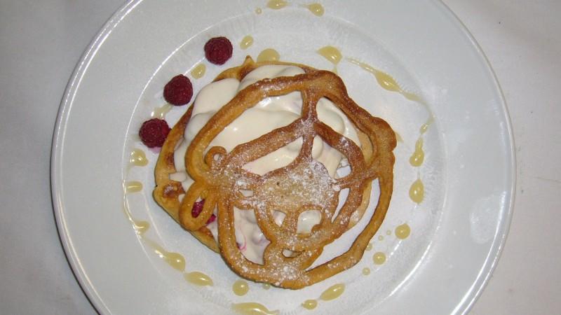 Spitzenpfannkuchen Unter Volldampf! am 26.04.2011, Dessert: Spitzenpfannkuchen