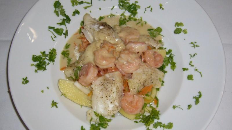 Bourride aus Fischvariationen Unter Volldampf! am 29.04.2011, Hauptspeise: Bourride aus Fischvariationen