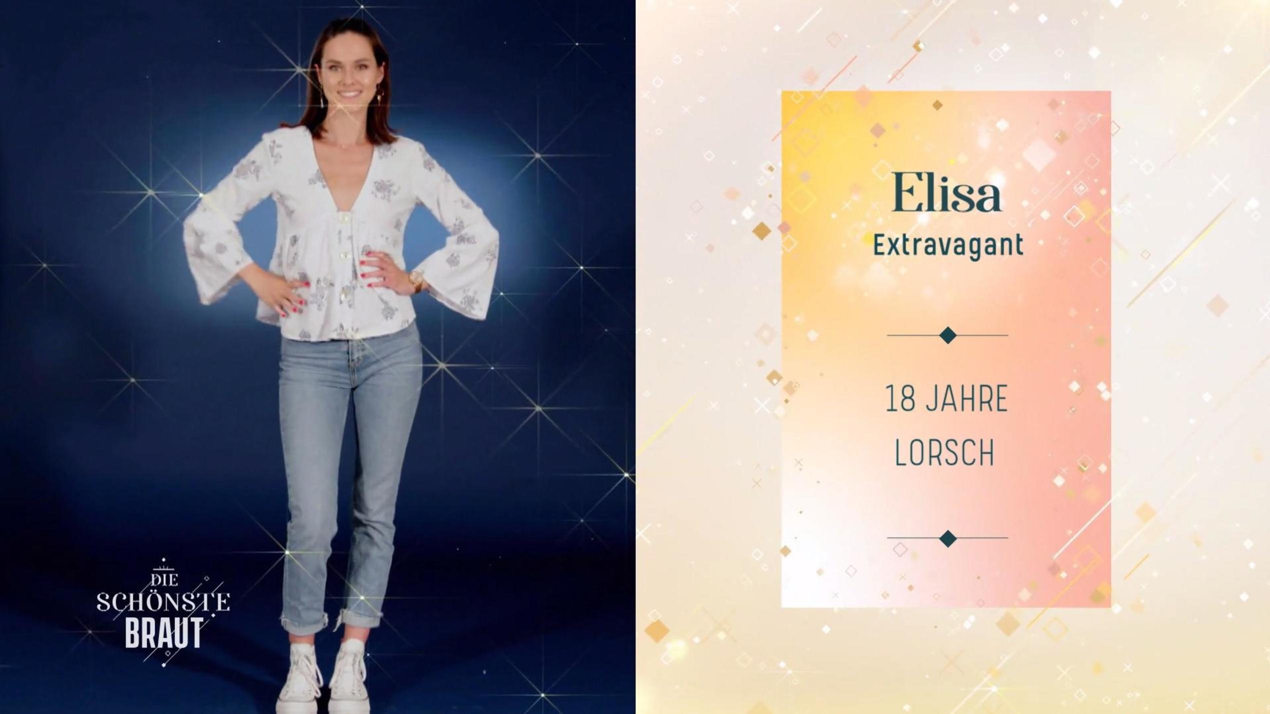 Die schönste Braut: Küken Elisa sieht sich in einem extravaganten Braut-Outfit Die schönste Braut