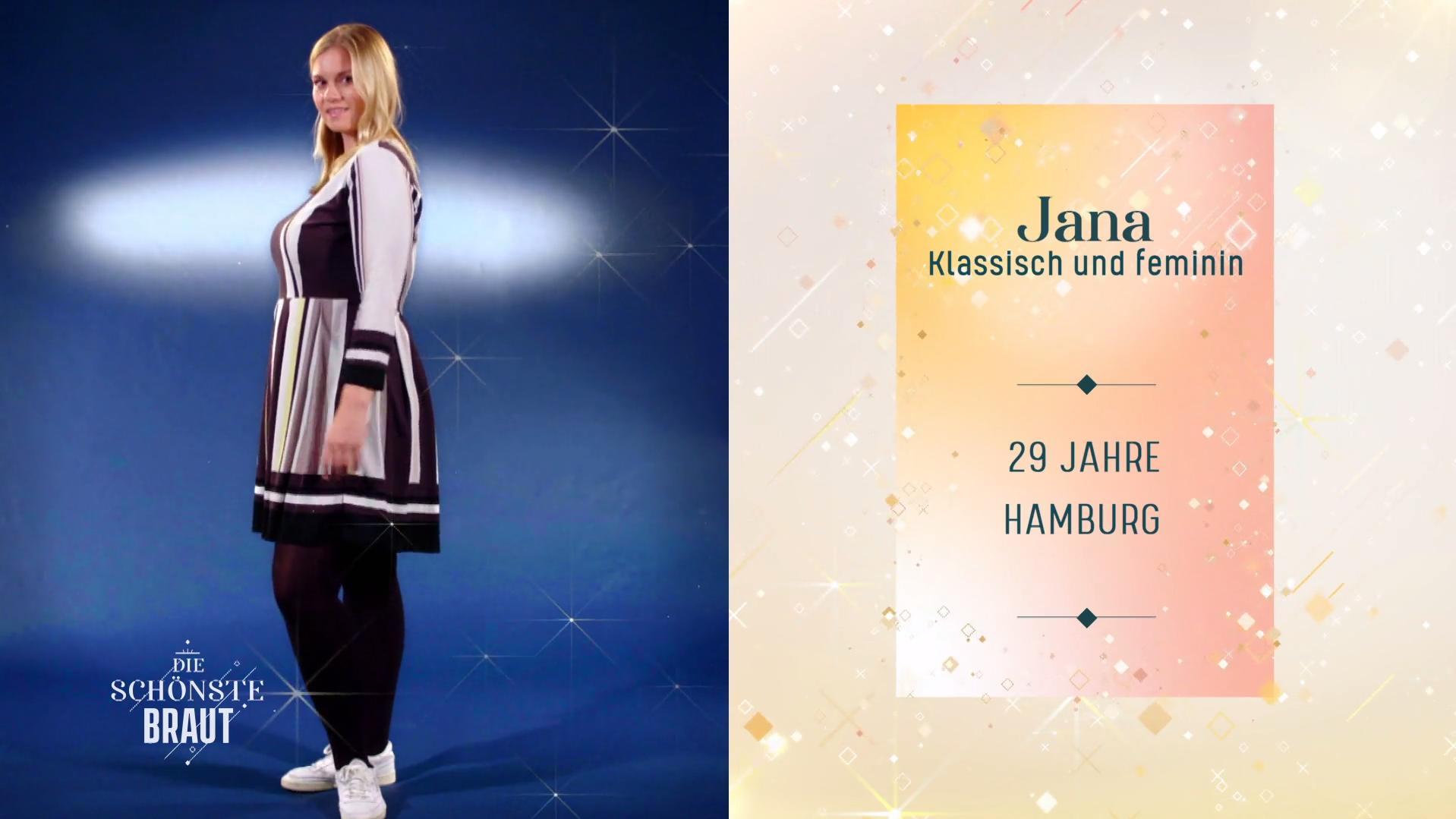 Die schönste Braut: Mit diesem Brautkleid lässt die zukünftige Braut Jana tief blicken Das ist Janas Motto.