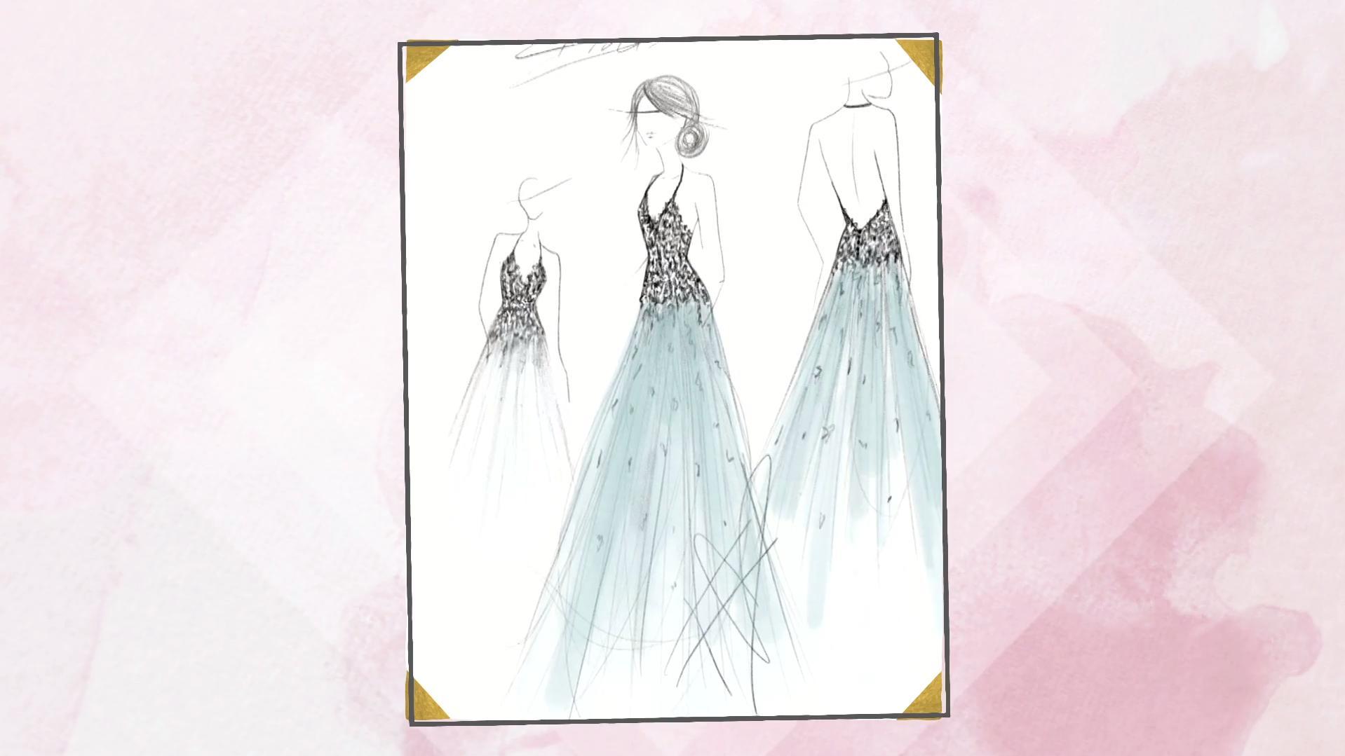 Zwischen Tüll und Tränen: Ein Brautkleid mit Federn bestickt Zwischen Tüll und Tränen