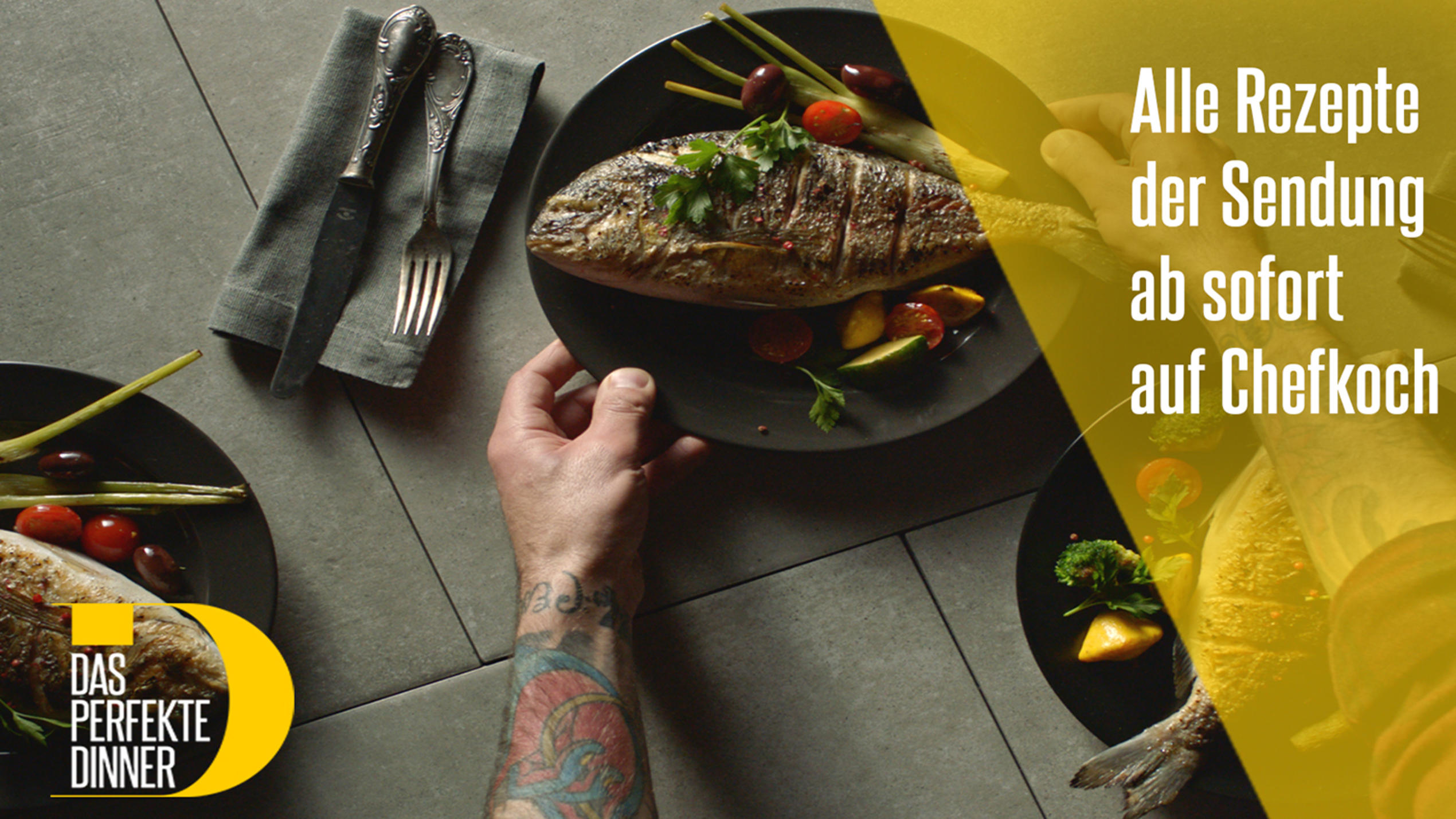 VOX-Klassiker „Das perfekte Dinner“: Ab 3.2. 25% mehr Inhalt und alle Rezepte bei Chefkoch Alle Dinner-Rezepte gibt es auch bei Chefkoch