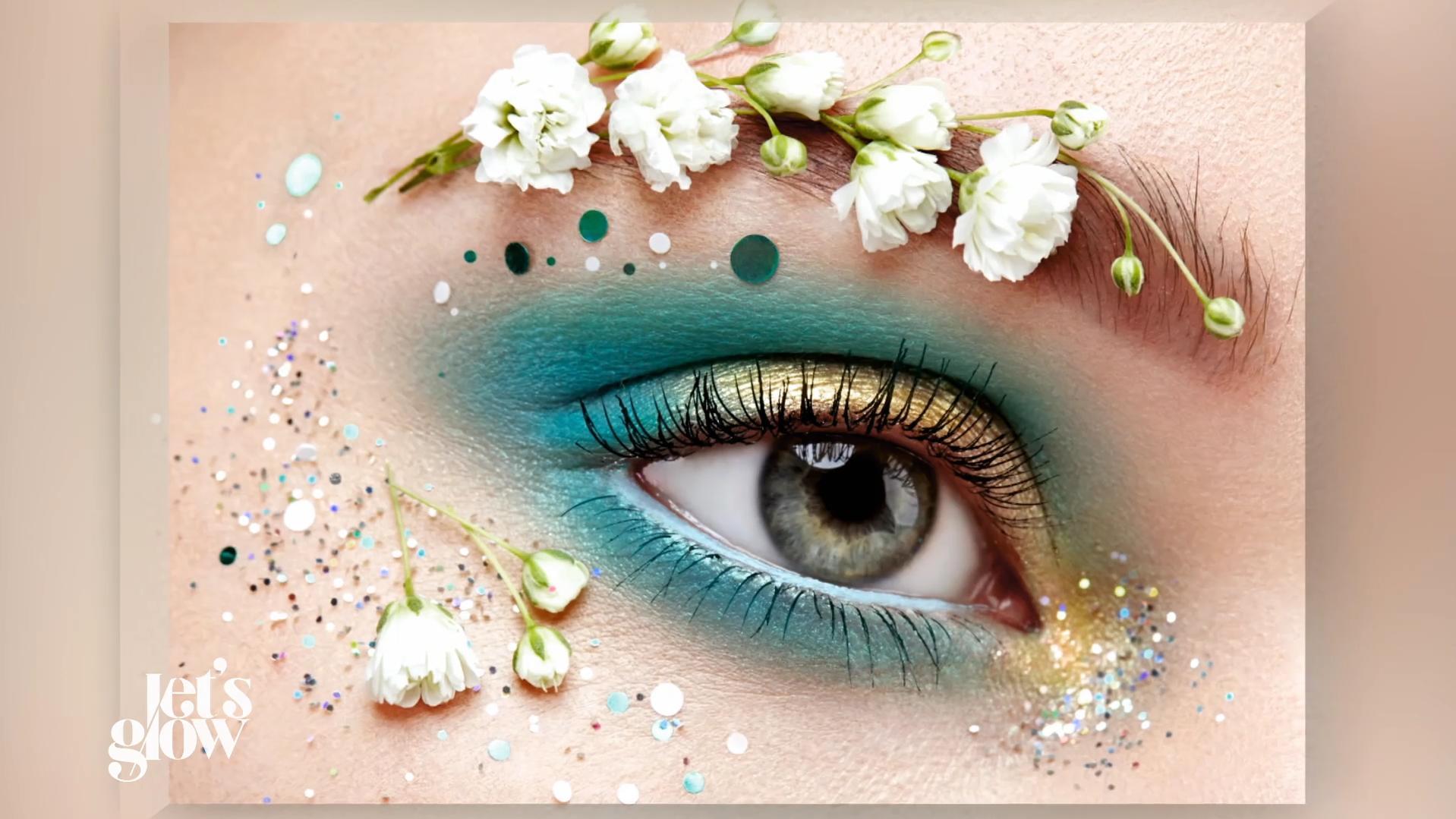 Let's Glow: Die Liebe zu Blumen mit einem „Flower-Make-up“ zum Ausdruck bringen Let's Glow