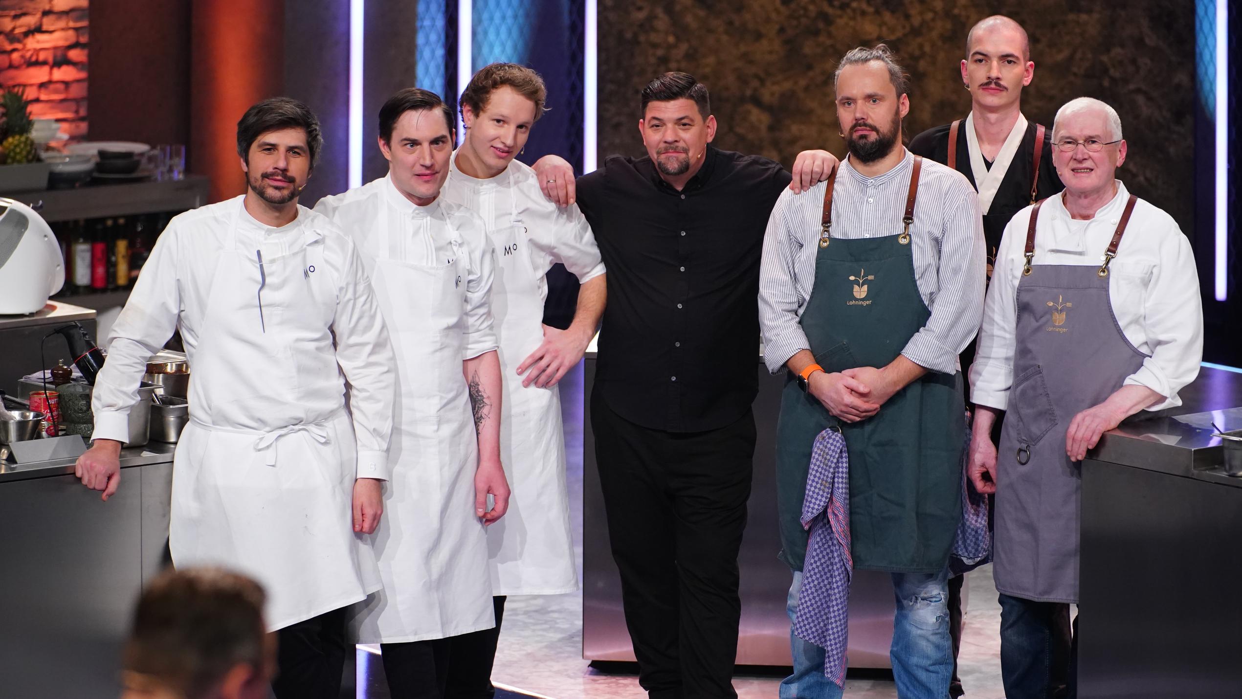 ready to beef!: Mario Lohninger und Sven Wassmer stellen sich mit ihren Teams dem Duell am Herd Tim Mälzer empfängt bei "ready to beef!" Sven Wassmer und Mario Lohninger mit ihren Teams zum Duell.